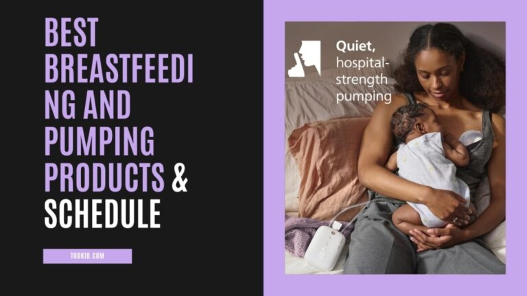 best breastfeeding and pumping products & schedule